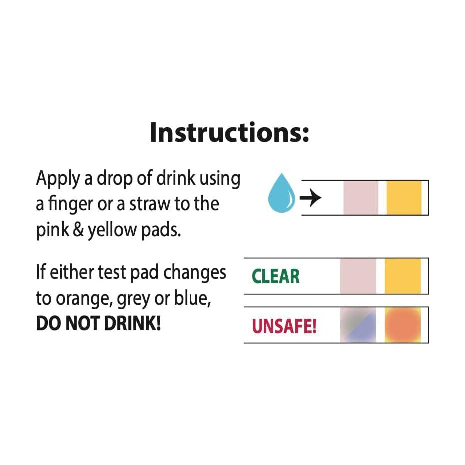 Drink Spike Strips Pouch - 5 Strips image 3