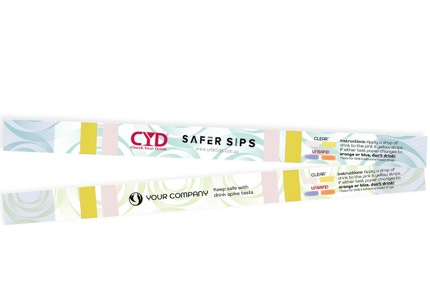 Drink Spiking Test Wristband - 2 Tests per Band) image 2