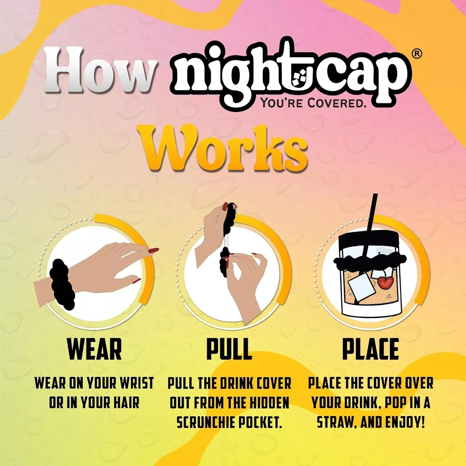 NightCap Scrunchie Drink Cover image 5