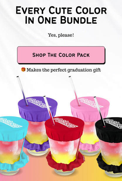 NightCap Drink Cover Scrunchie Bundle – All Colours + Keychain