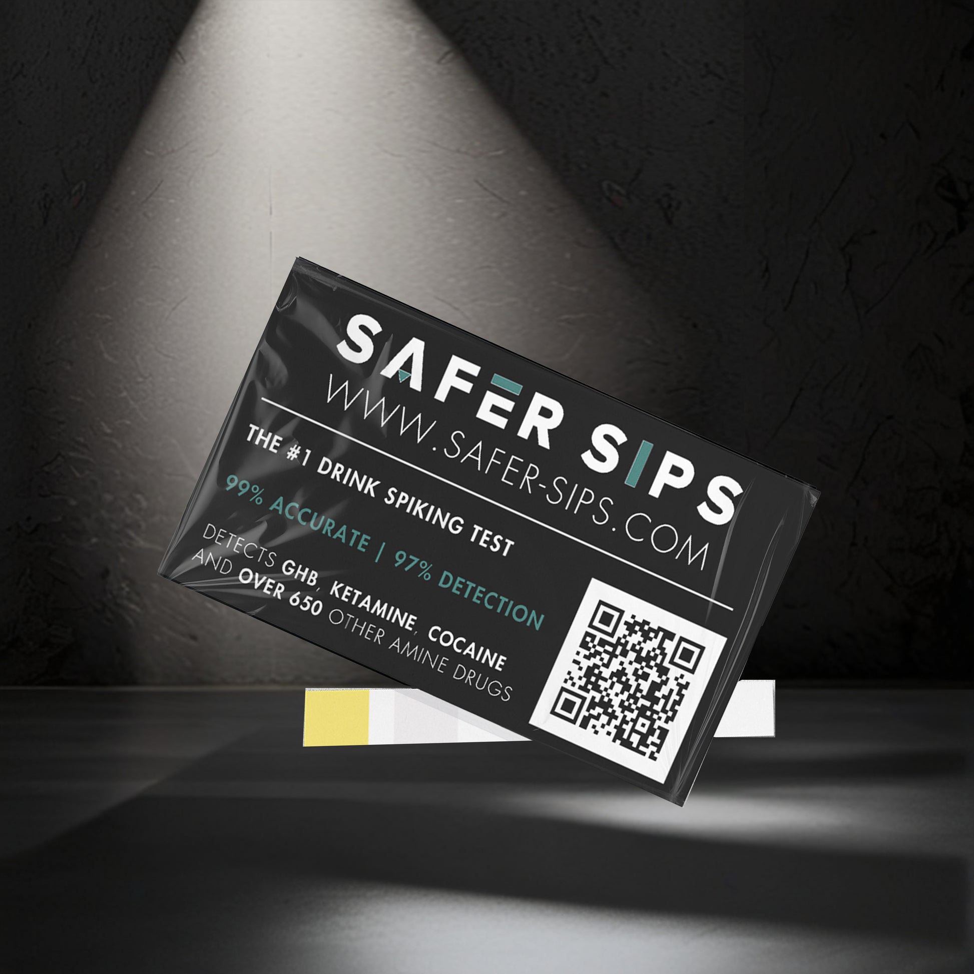 Single Strip Drink Spike Test Card image 0